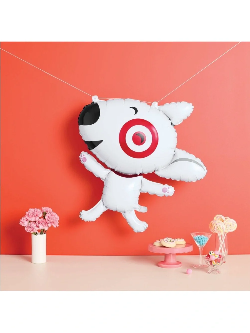 🔵 Target Bullseye Dog Shaped Foil Balloon - Spritz™ NEW